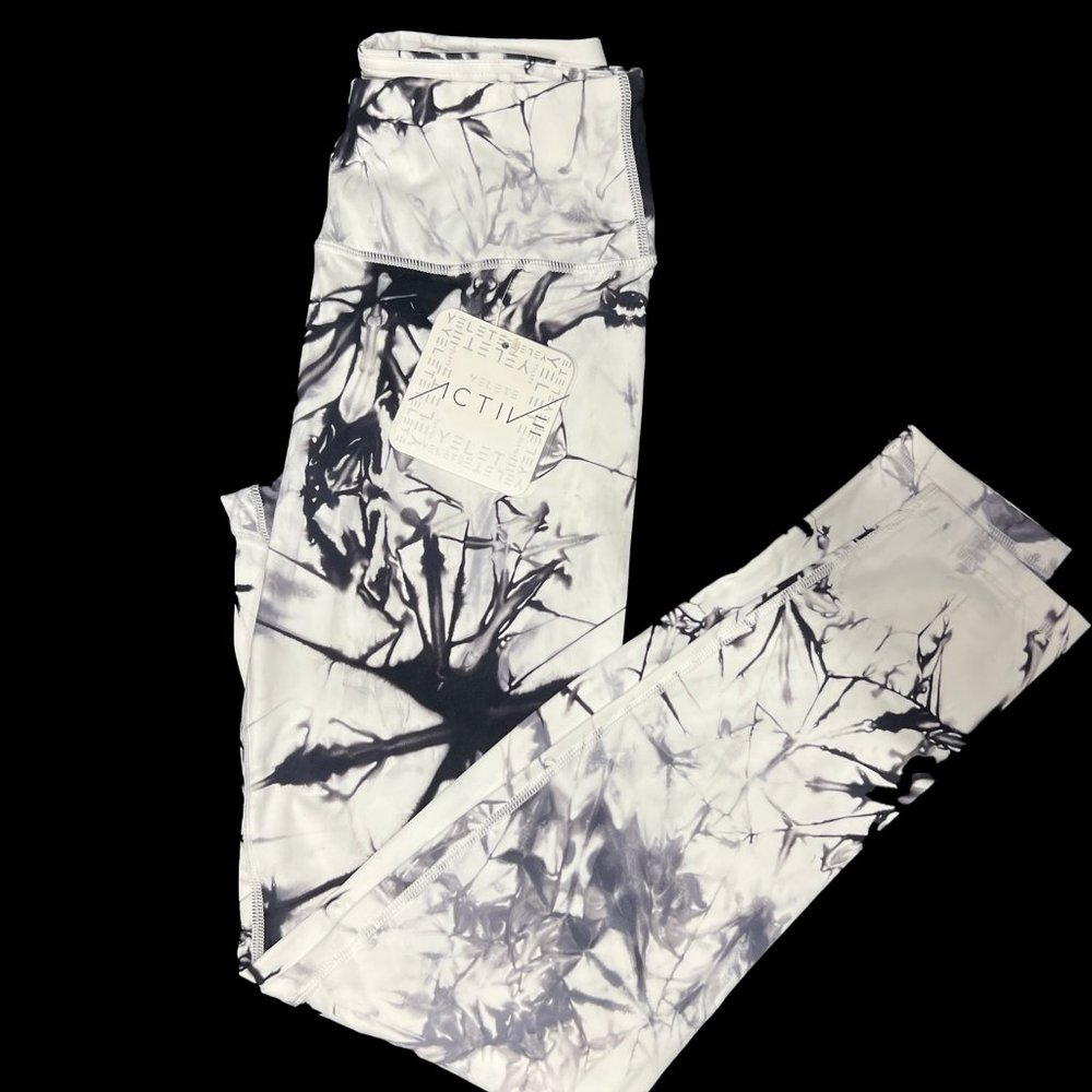 Brand New YELETE Women's Buttery Soft Tie Dye Activewear Leggings